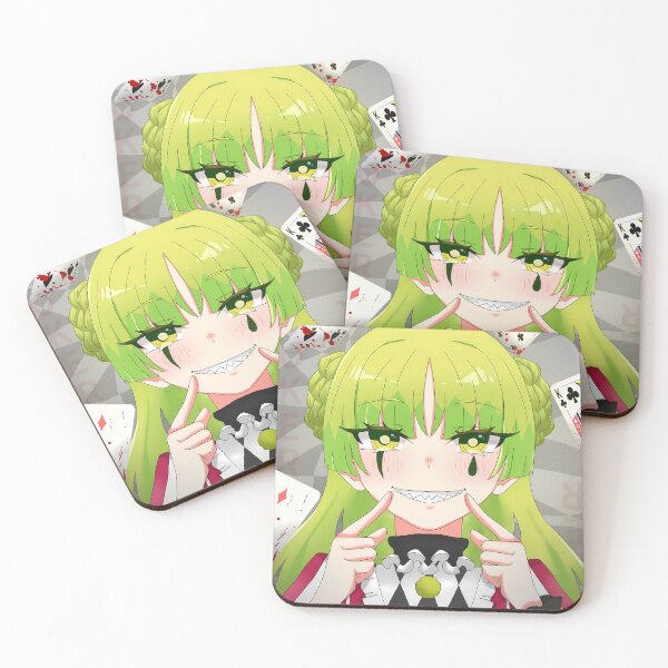 Item preview, Clara Valac Iruma kun Card Smile Green Hair Portrait designed and sold by MicaheHaffner.
