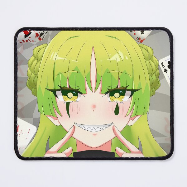 Item preview, Clara Valac Iruma kun Card Smile Green Hair Portrait designed and sold by MicaheHaffner.