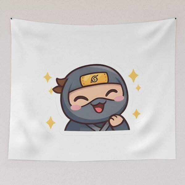 Item preview, Happy Chibi Ninja designed and sold by Alrazqa-.