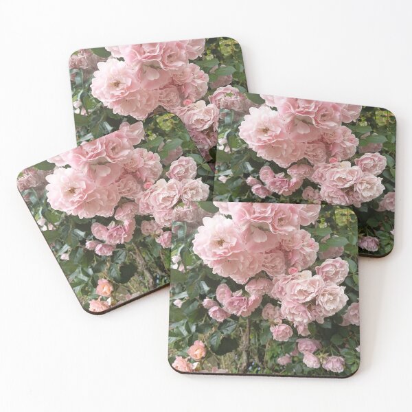 Item preview, Soft pink roses blooming in a garden designed and sold by PhuongVoArt.