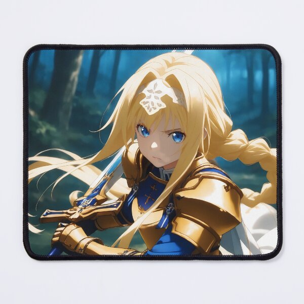 Item preview, Alice Zuberg Sword Art Online Forest Knight In Blue And Gold designed and sold by MicaheHaffner.