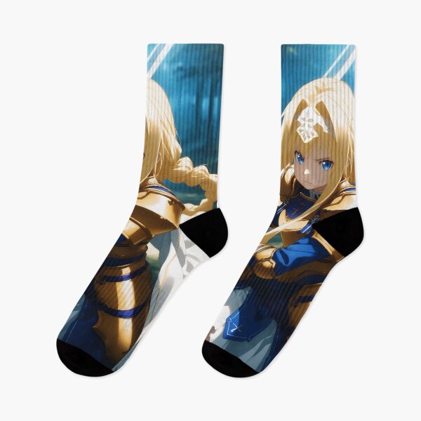 Item preview, Alice Zuberg Sword Art Online Forest Knight In Blue And Gold designed and sold by MicaheHaffner.