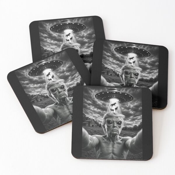 Item preview, RESIDENT ALIEN selfie designed and sold by ALL ART .