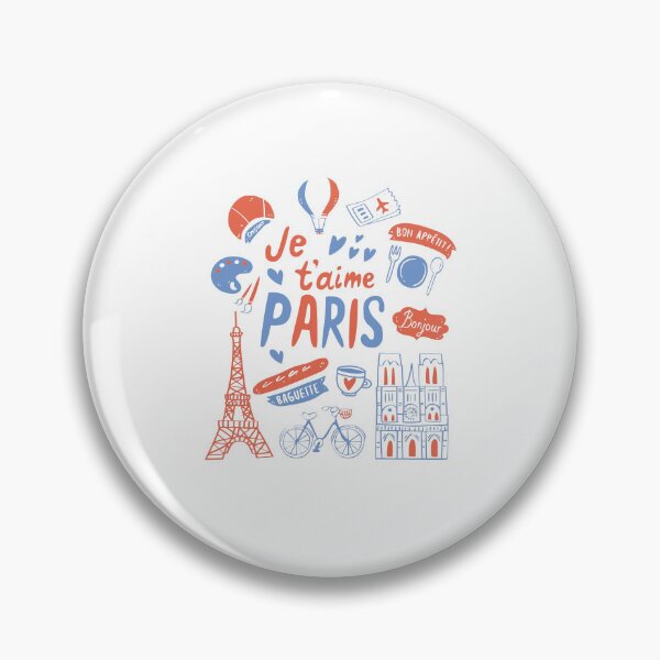 Item preview, Je T'aime Paris French Travel Paris France Vintage Graphic designed and sold by thefirstbroo.