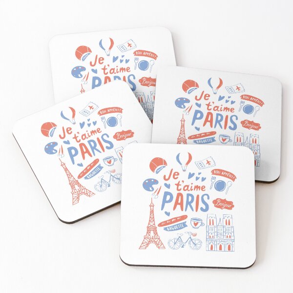 Item preview, Je T'aime Paris French Travel Paris France Vintage Graphic designed and sold by thefirstbroo.