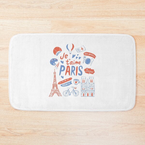 Artikelvorschau, Je T'aime Paris Französische Reise Paris Frankreich Vintage Grafik entworfen und verkauft von thefirstbroo.