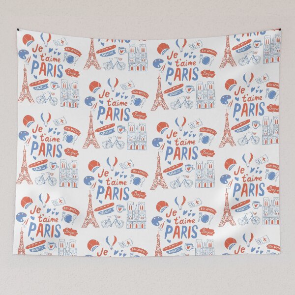 Item preview, Je T'aime Paris French Travel Paris France Vintage Graphic designed and sold by thefirstbroo.