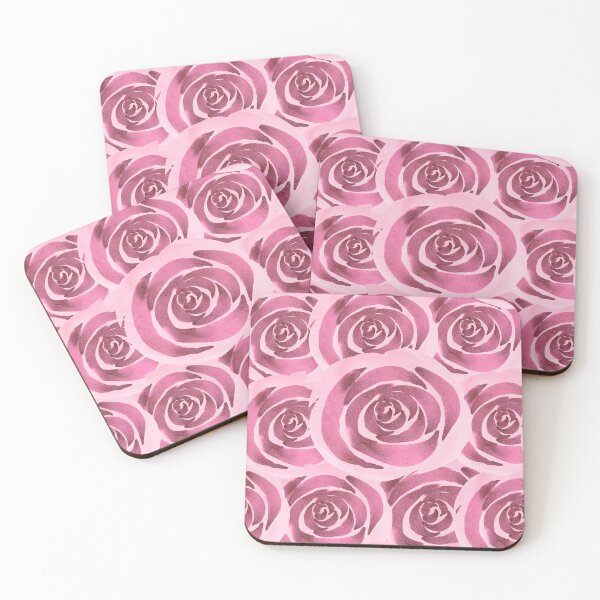 Item preview, Pastel Pink Watercolor Rose Seamless Pattern Design designed and sold by NadDot.