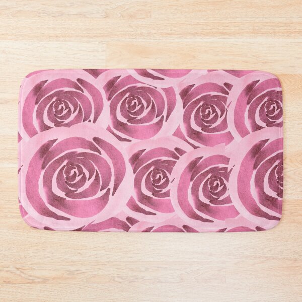 Item preview, Pastel Pink Watercolor Rose Seamless Pattern Design designed and sold by NadDot.