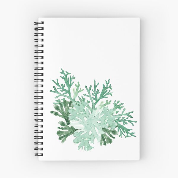 Item preview, floral coral - a pretty watercolour arrangement of seaweed and coral designed and sold by RPrince1.