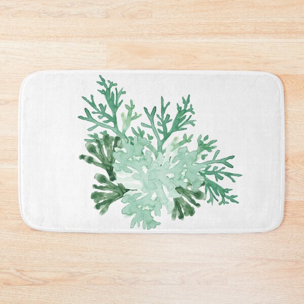 Item preview, floral coral - a pretty watercolour arrangement of seaweed and coral designed and sold by RPrince1.