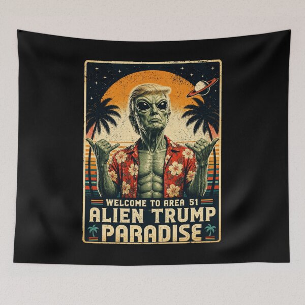 Item preview, RESIDENT ALIEN TRUMP PARADISE designed and sold by ALL ART .