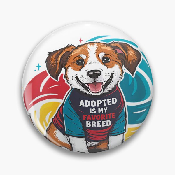Item preview, Womens Adopted Is My Favorite Breed - Puppy Love Pro Adoption V-Neck T-Shirt designed and sold by JJLetterDesigns.