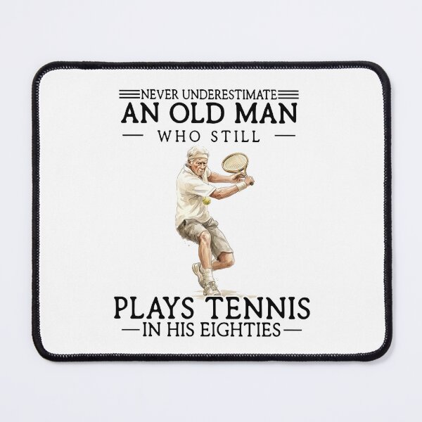 Item preview, Old Man Who Still Plays Tennis In His Eighties Tennis Player designed and sold by LokivirArt.
