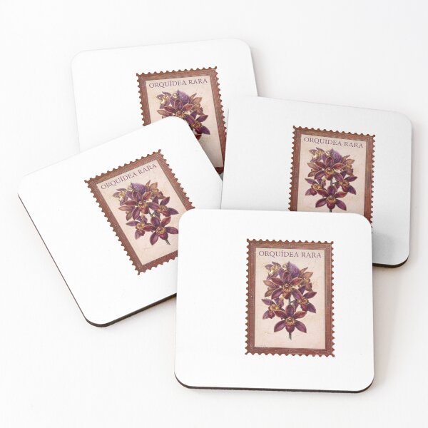 Item preview, Vintage Rare Orchid Stamp - Aesthetic Botanical Postage Art designed and sold by Atlasoloji.
