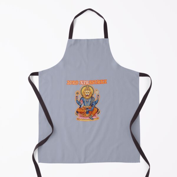 Item preview, Lord Narasimha – Divine Protector of Dharma | Hindu Spiritual Art designed and sold by VeenaArtStudio.