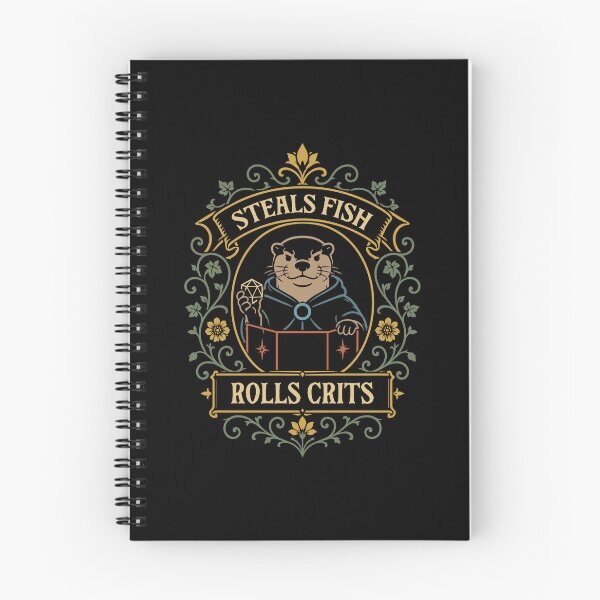 Item preview, Steals Fish Rolls Crit Funny Sea Otter  designed and sold by pixeptional.