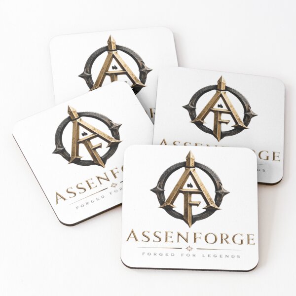 Item preview, Assenforge Logo Shirt | Fantasy Brand Apparel | Adventure Inspired Streetwear | Minimalist Emblem Tee | Hoodie & T-Shirt Design designed and sold by Lifehackerplus1.