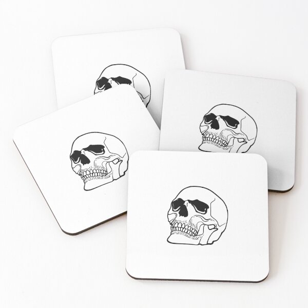 Item preview, Hand drawn of sad skull  designed and sold by midsketcher.