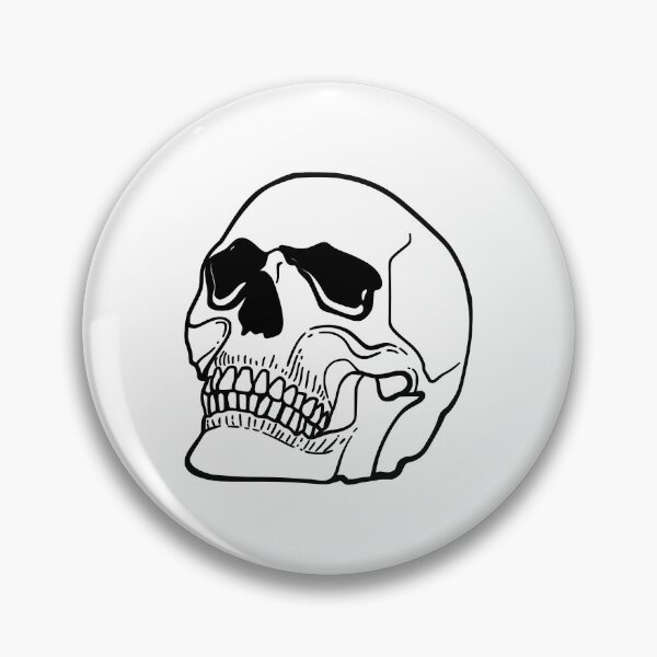 Item preview, Hand drawn of sad skull  designed and sold by midsketcher.