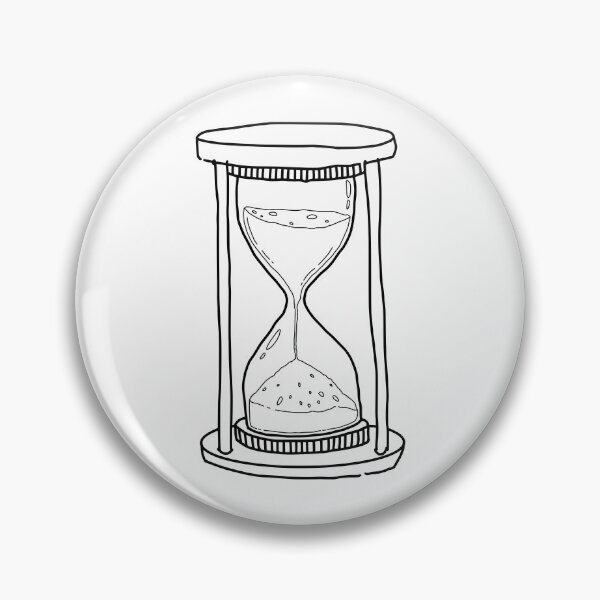 Item preview, Sand watch line art sketch  designed and sold by midsketcher.