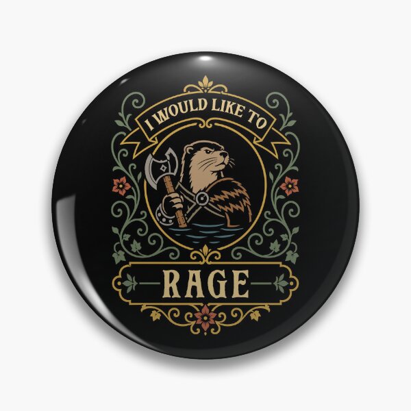 Item preview, Barbarian Otter Would Like To Rage designed and sold by pixeptional.