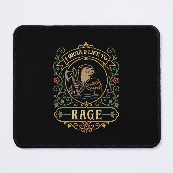 Item preview, Barbarian Otter Would Like To Rage designed and sold by pixeptional.