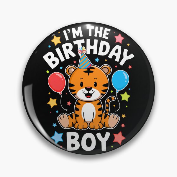 Item preview, Funny Tiger Birthday Boy Bday Boys Girls Kids designed and sold by rafaeltto.
