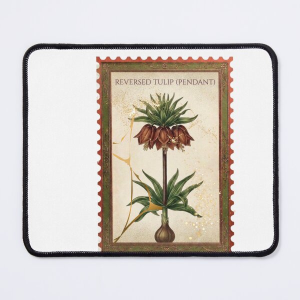 Item preview, Vintage Reversed Tulip Stamp - Aesthetic Botanical Flower Art designed and sold by Atlasoloji.