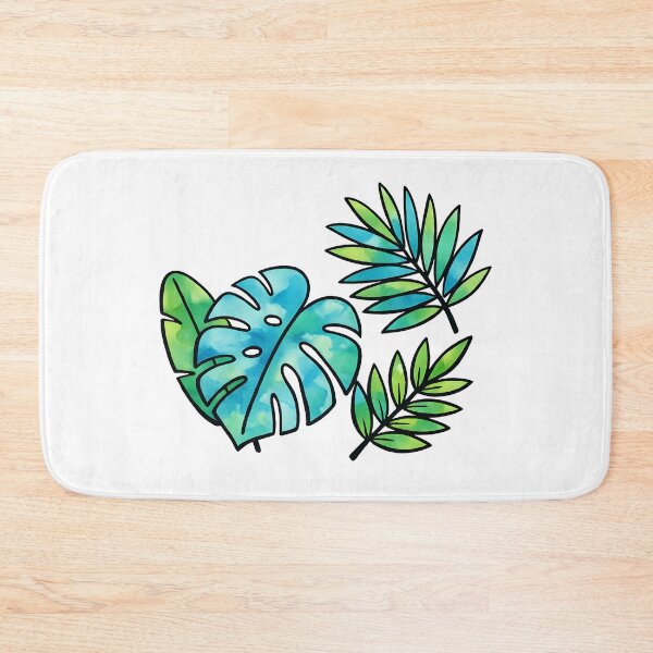 Item preview, Blue and Green Tropical Leaves designed and sold by GraphicsClub.