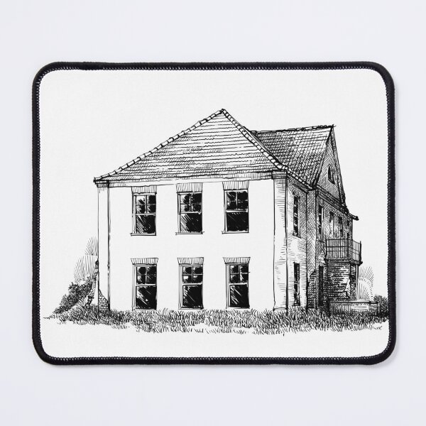 Item preview, Old house hand drawn sketch designed and sold by midsketcher.