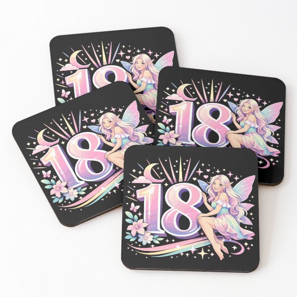 Item preview, 18th Birthday Elf – Retro Pastel Gift designed and sold by Pineapple-Tree.