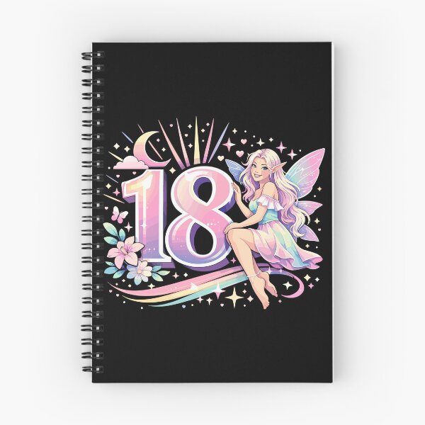 Item preview, 18th Birthday Elf – Retro Pastel Gift designed and sold by Pineapple-Tree.