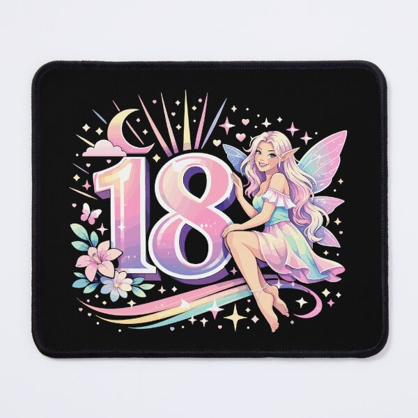 Item preview, 18th Birthday Elf – Retro Pastel Gift designed and sold by Pineapple-Tree.