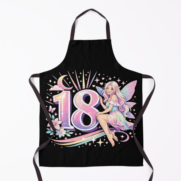 Item preview, 18th Birthday Elf – Retro Pastel Gift designed and sold by Pineapple-Tree.