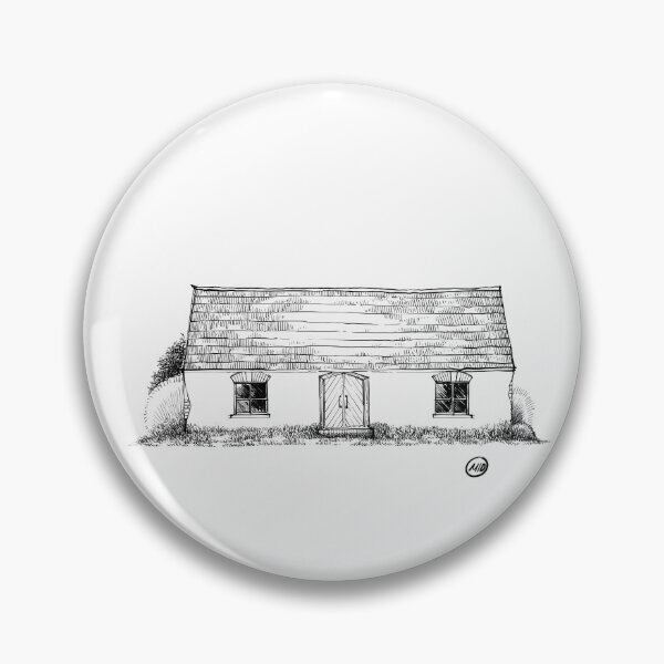 Item preview, Front house hand drawn sketch  designed and sold by midsketcher.