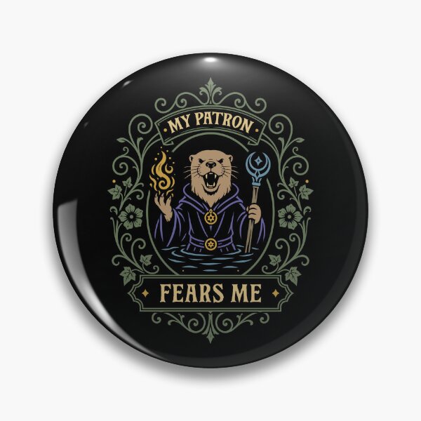 Item preview, My Patron Fears Me Warlock Otter designed and sold by pixeptional.