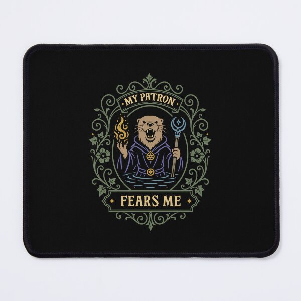 Item preview, My Patron Fears Me Warlock Otter designed and sold by pixeptional.