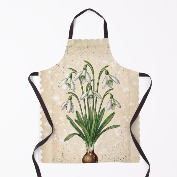 Item preview, Vintage Snowdrop Flower Stamp - Aesthetic Botanical Art designed and sold by Atlasoloji.