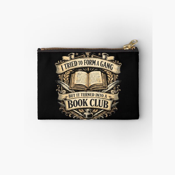 Item preview, Vintage Book Club crest – Gang slogan shirt designed and sold by Pineapple-Tree.