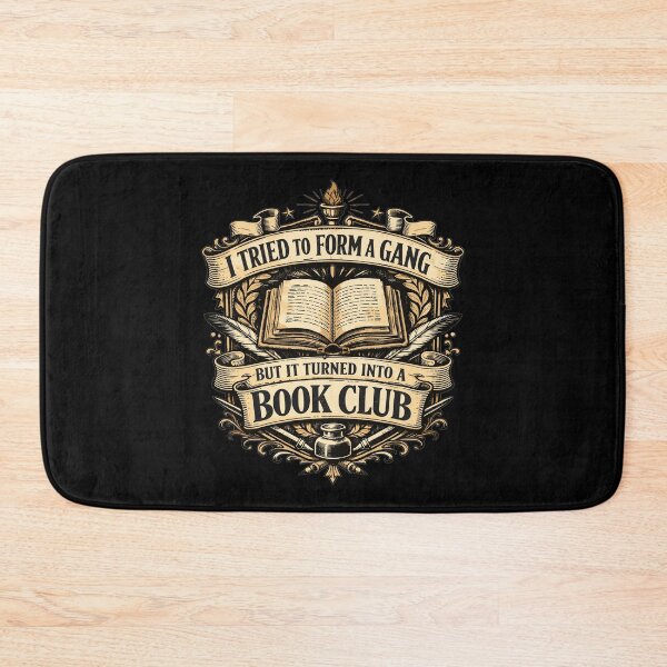 Item preview, Vintage Book Club crest – Gang slogan shirt designed and sold by Pineapple-Tree.