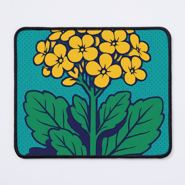 Item preview, Retro Pop Art Poster Illustration of Kalanchoe Plants | Bold Succulent Botanical Print with Vibrant Clustered Blooms & Modern Indoor Jungle Aesthetic | Vintage Nature Wall Art Decor designed and sold by PaintedPixels01.
