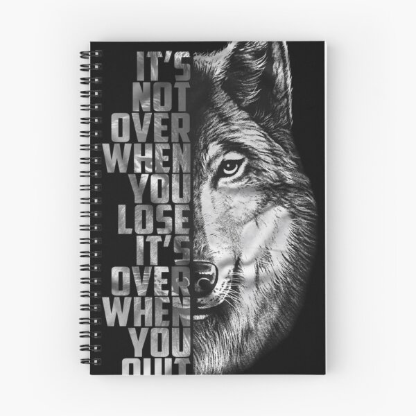 Item preview, Wolf Motivation Quote Design designed and sold by Studioartwork.