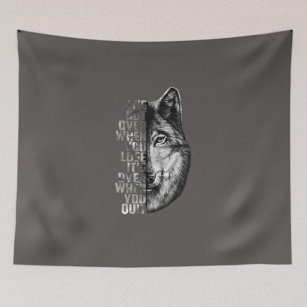 Item preview, Wolf Motivation Quote Design designed and sold by Studioartwork.