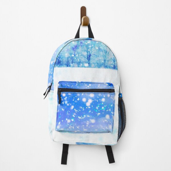 Item preview, Dreamy Winter Watercolor Landscape | Calm Blue Aesthetic Art designed and sold by Kr8Design.