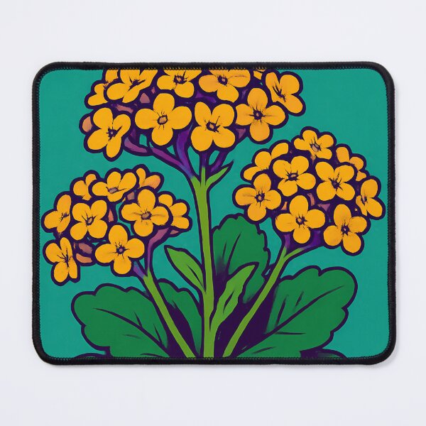 Item preview, Retro Pop Art Poster Illustration of Kalanchoe Plants | Bold Succulent Botanical Print with Vibrant Clustered Blooms & Modern Indoor Jungle Aesthetic | Vintage Nature Wall Art Decor designed and sold by PaintedPixels01.