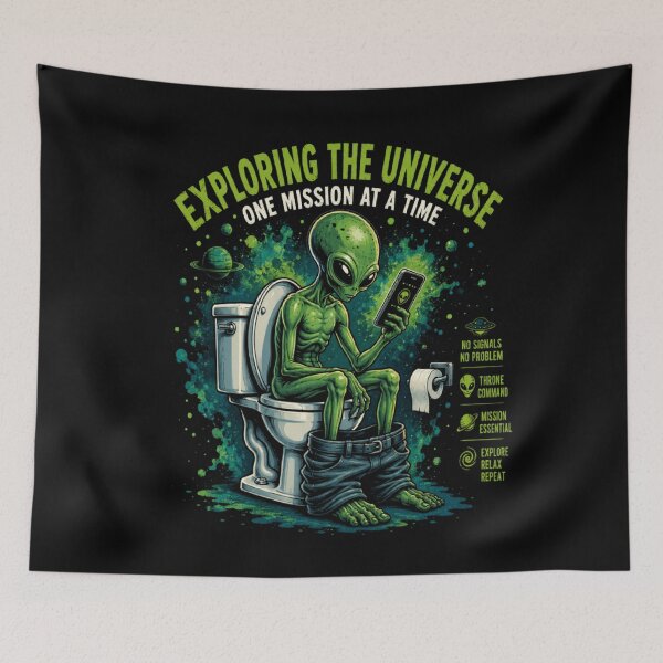 Item preview, RESIDENT ALIEN designed and sold by ALL ART .