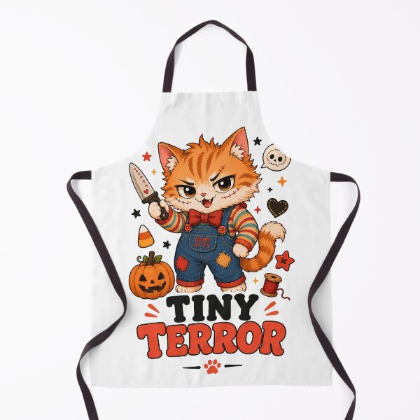 Item preview, Tiny Terror Halloween Cat Sticker designed and sold by MoodCats.