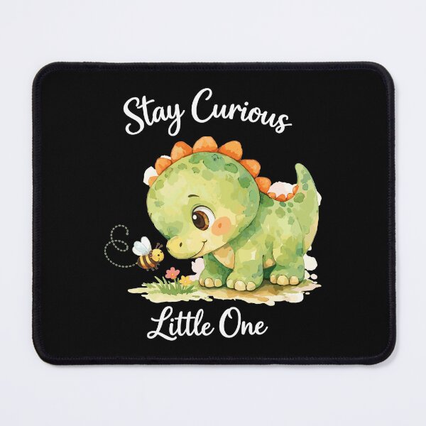 Item preview, Stay Curious Little One – Watercolor Dino & Bee designed and sold by Pineapple-Tree.