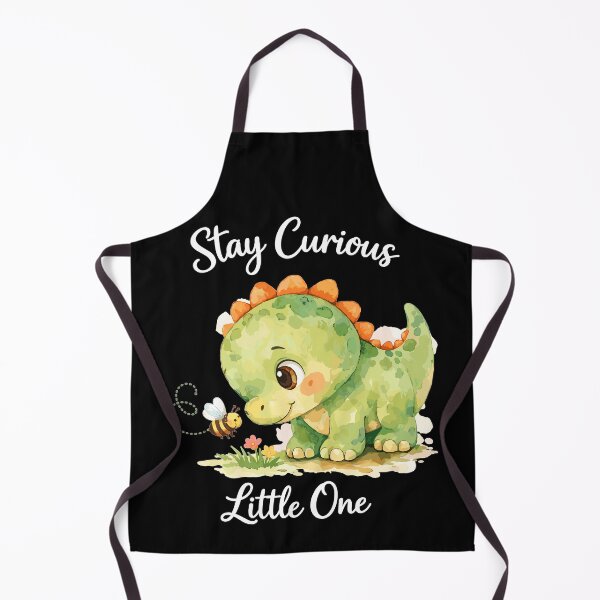 Item preview, Stay Curious Little One – Watercolor Dino & Bee designed and sold by Pineapple-Tree.